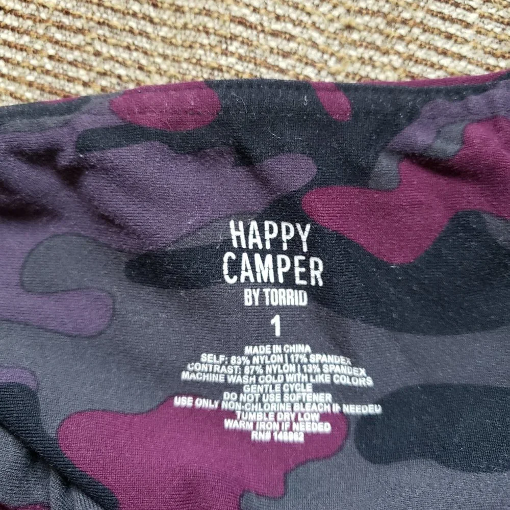 Torrid Happy Camper Full Length Active Legging With Cargo Pocket 1 - Picture 4 of 4